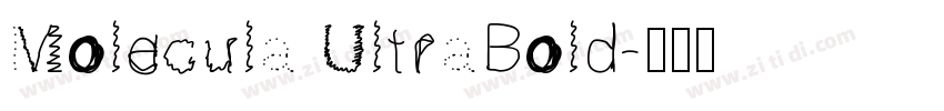 Molecula UltraBold字体转换
